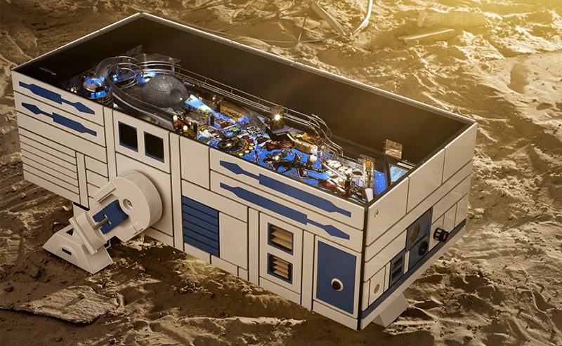 Illustration for article titled All Your Home Really Needs Is This R2-D2 Pinball Machine Coffee Table